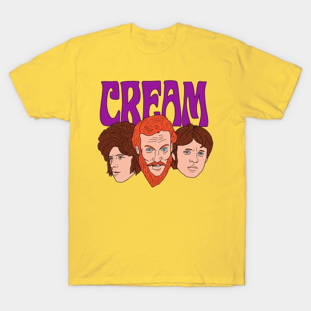 Cream T-Shirt by ogeraldinez